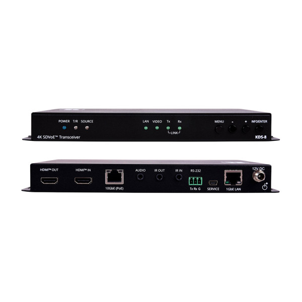 Kramer KDS-8 Zero Latency 4K HDR SDVoE Video Streaming Transceiver over Copper